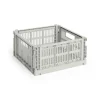 Hay Colour Crate - Medium Square - Grey