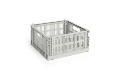 Hay Colour Crate - Medium Square - Grey
