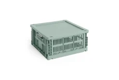 Online Hay Colour Crate - Medium Square - Sage green