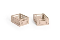 Online Hay Colour Crate Mini - Set of 2 - Powder