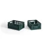 Hay - Colour Kasser - Recycled - Mini - Mørkegrøn - Dark Green - 2 stk