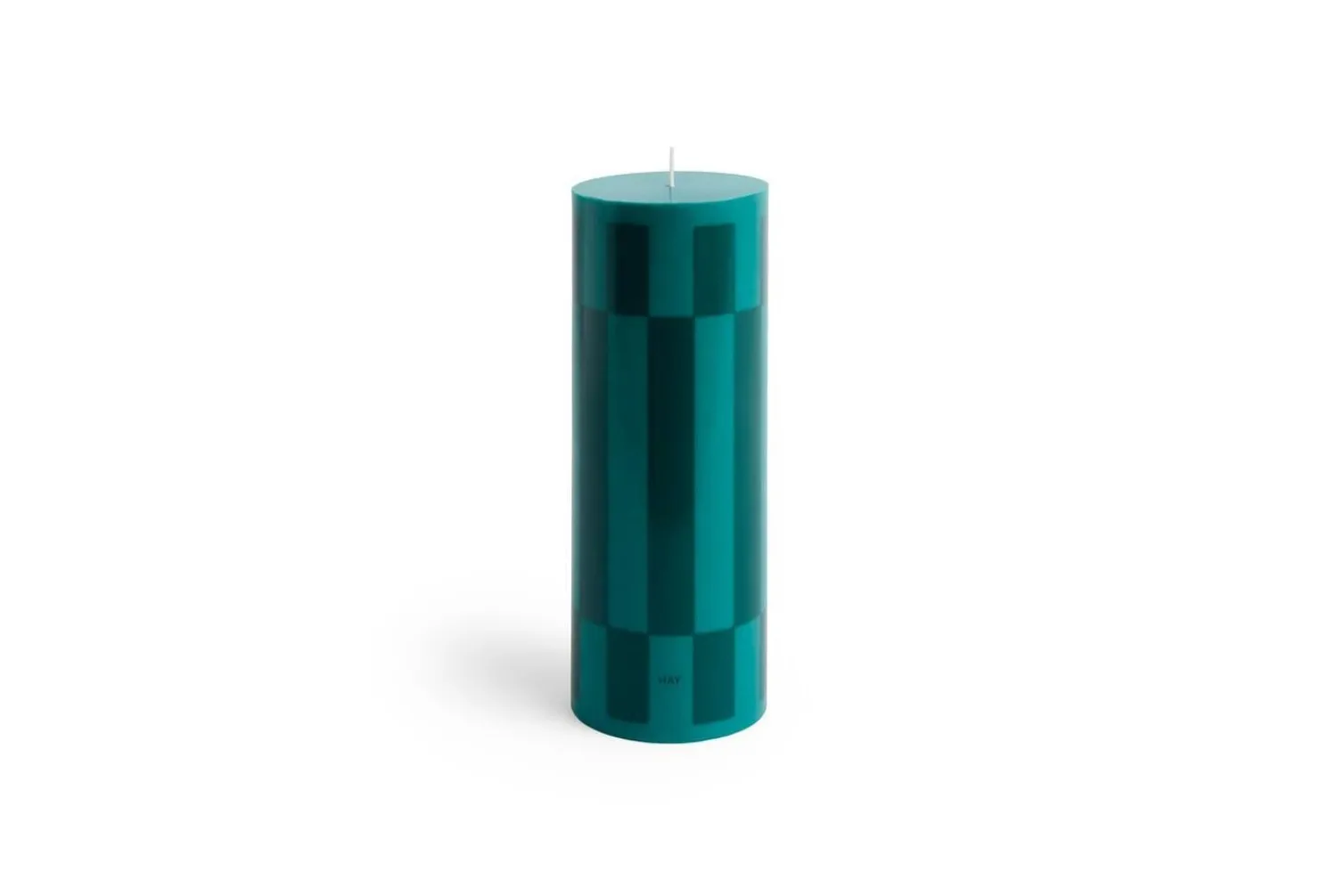 Online Hay - Column Candle - Green and dark green