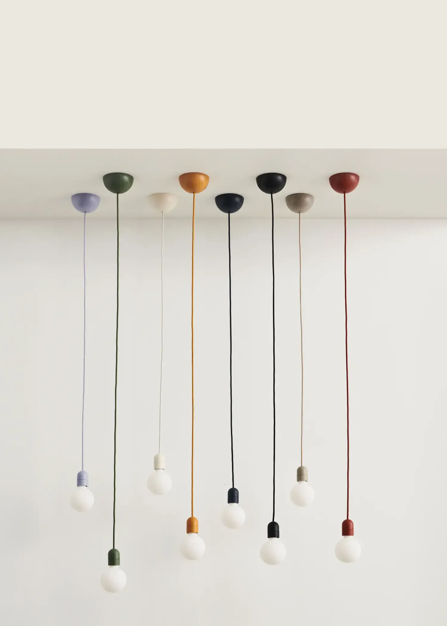 Clearance Hay - Common Pendant Cord Set - Rusty red