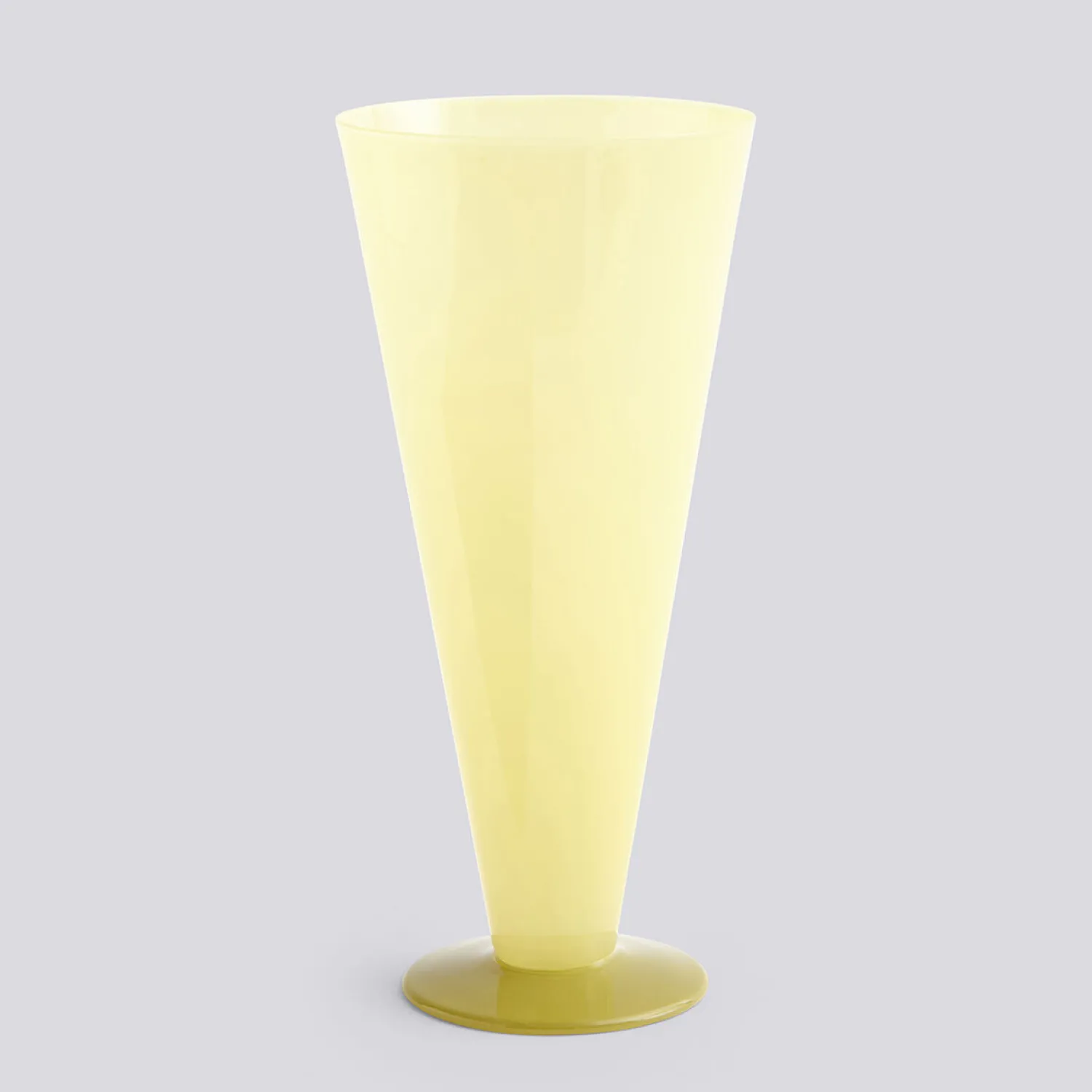 Outlet Hay - Conical Vase - Large - Gul/lime