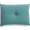 Best Hay - Dot Cushion - Linen - Petrol