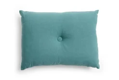 Best Hay - Dot Cushion - Linen - Petrol