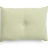 Clearance Hay - Dot Cushion - Linen - Pistachio green