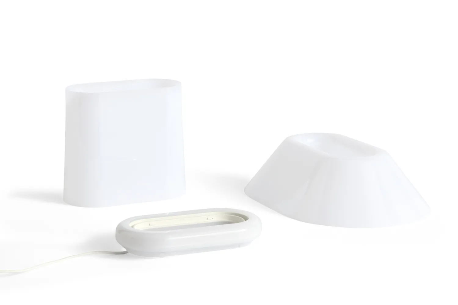 Discount Hay - Drome Table Lamp - White Opal