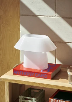 Discount Hay - Drome Table Lamp - White Opal