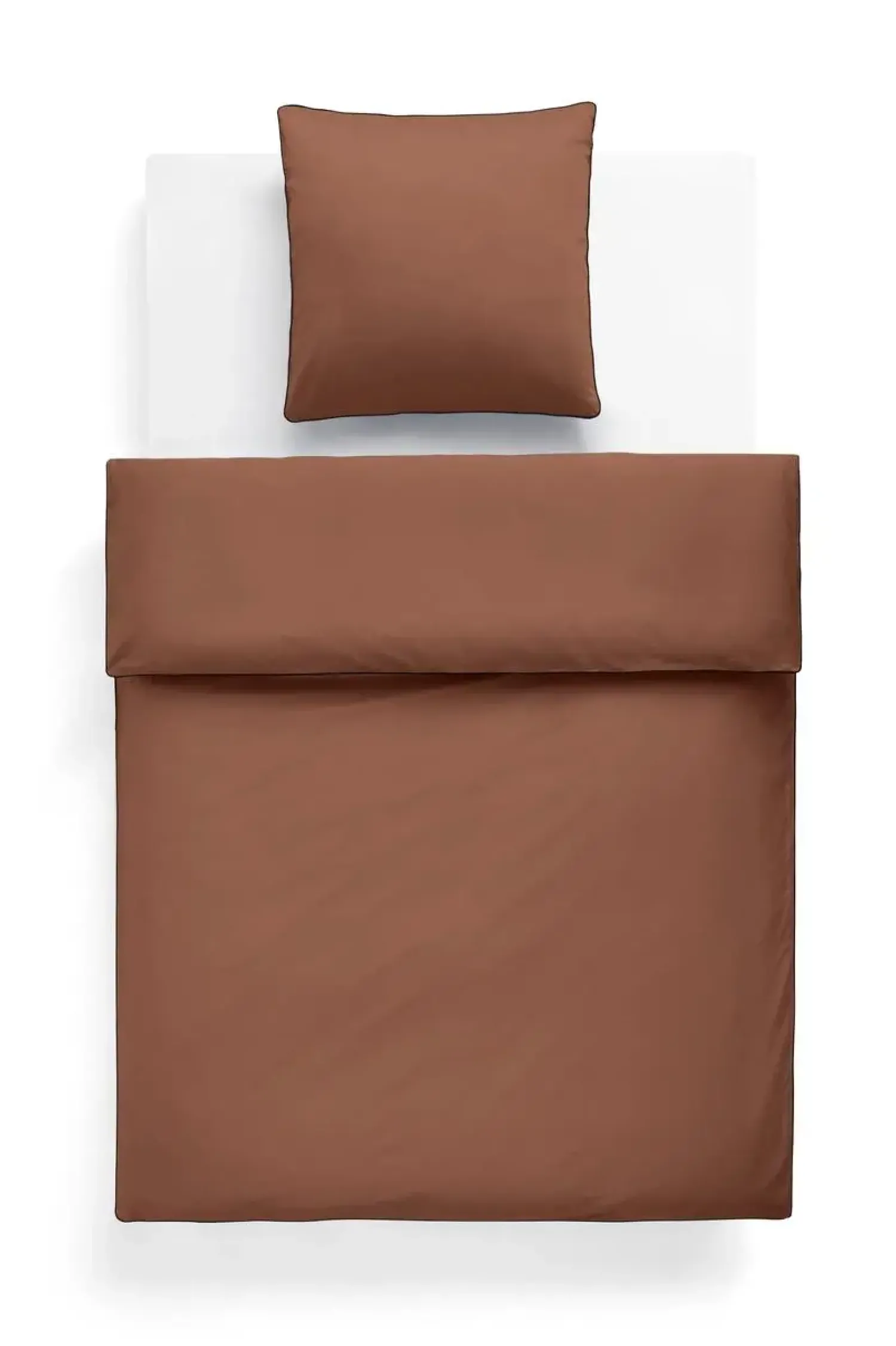 Best Hay - Dynebetræk - Outline Duvet - Milk Chocolate - 140x200 cm