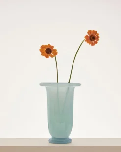 Online Hay - Empire Vase - Medium - Blue - Ice blue with light blue base - 749