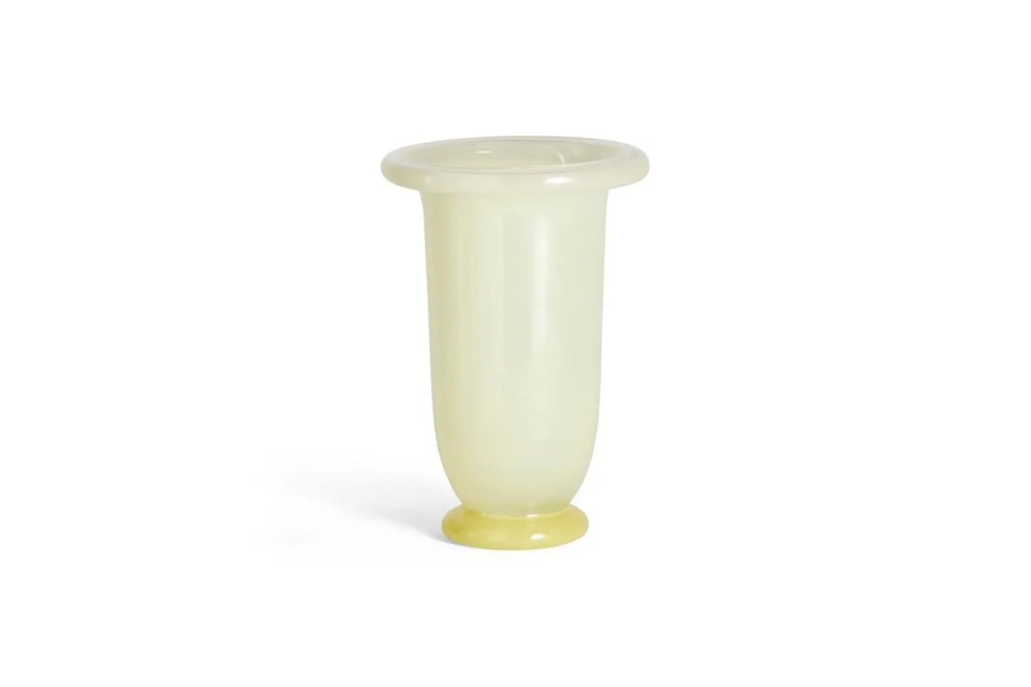 New Hay - Empire Vase - Medium - Lime Yellow - Lime yellow with dark lime base - 749