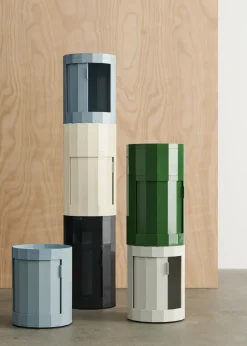 Best Hay - Facet Cabinet - High - Spinach Green - Grønt - med hjul