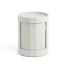 Discount Hay - Facet Cabinet - Low - Misty Grey - Lysegråt sidebord med hjul - H 49 cm