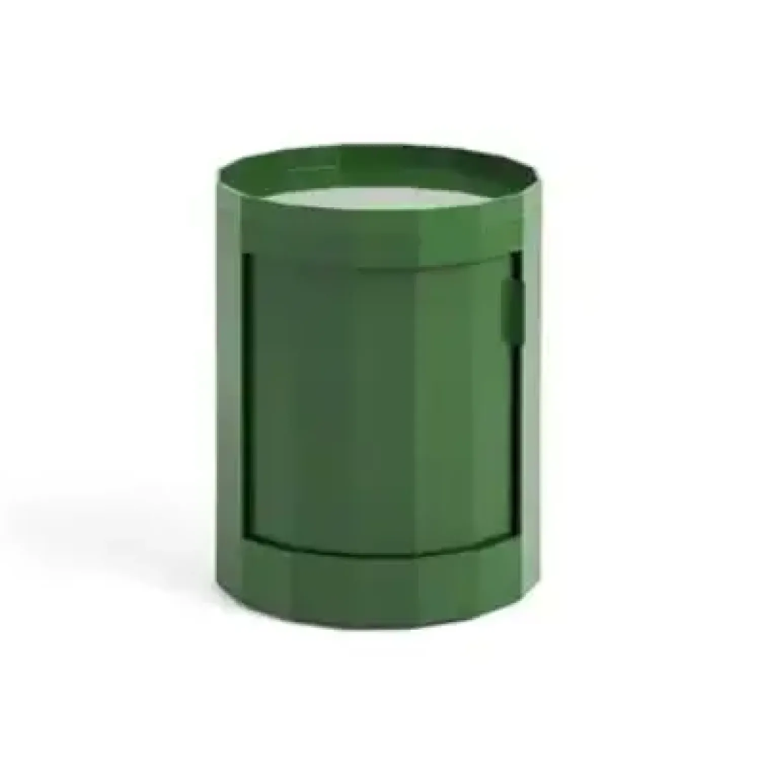 Best Hay - Facet Cabinet - Low - Spinach Green - Sidebord med hjul - grønt