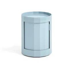 Outlet Hay - Facet Cabinet - Misty Blue - low - sidebord - blå - med hjul