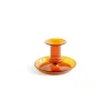 Best Hay - Flare lysestage - Amber - H 7,5 cm