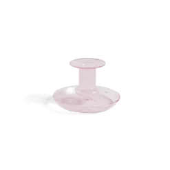 Sale Hay - Flare lysestage - pink med hvid