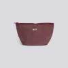 New Hay - Grid Pouch - Small - Burgundy