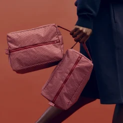 Discount Hay - Grid Wash Bag - Small - Mørk blå