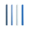 New Hay - Hexagon Candle - Blues, Set of 4
