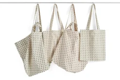Hay - Indkøbsnet - Logo Tote Bag - Burgundy