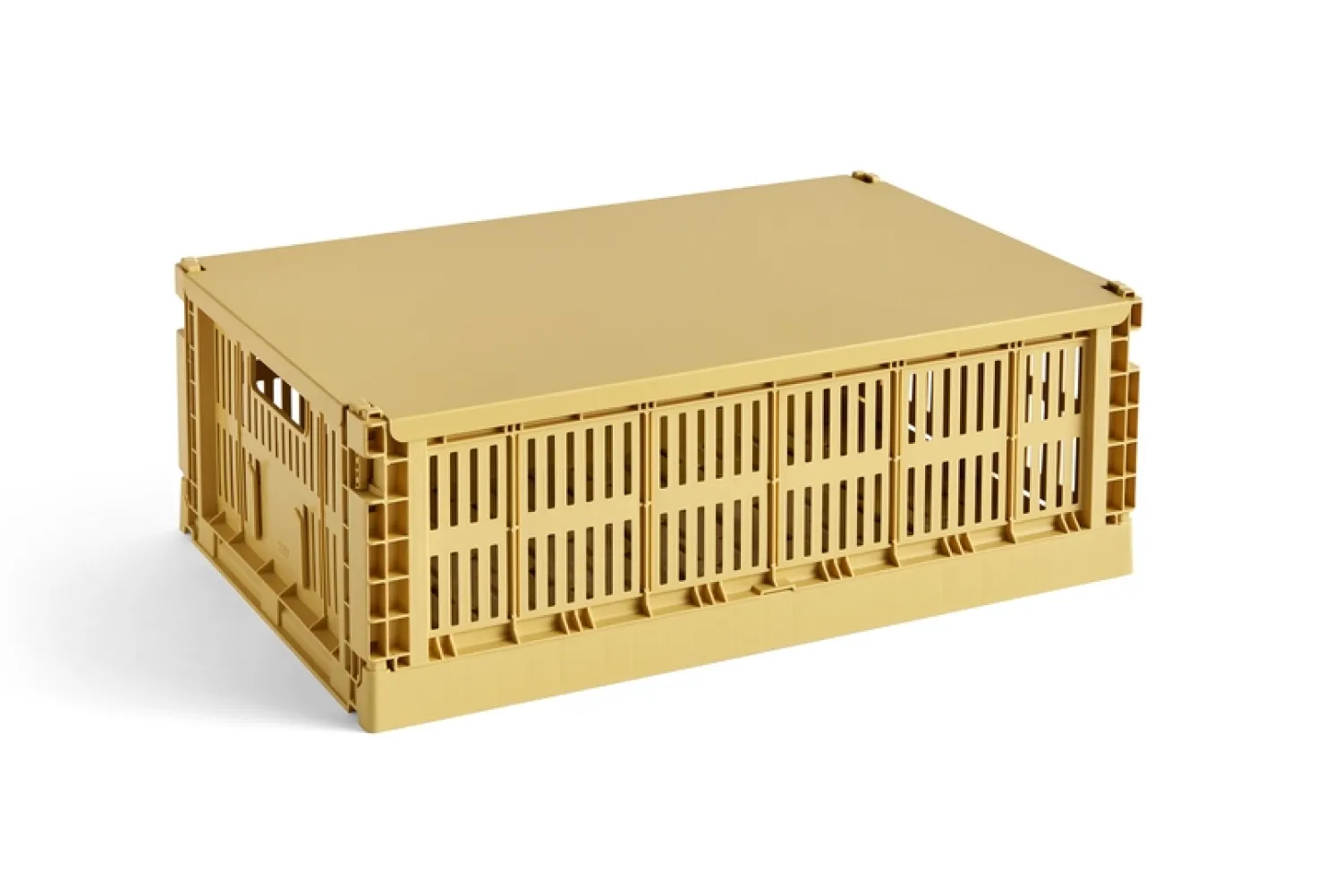 Clearance Hay - Låg til Colour Kasse - Recycled - Large - Golden Yellow