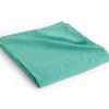 New Hay - Linen Bedspread - 240 x 260 - Emerald Green - Emerald green - 3349