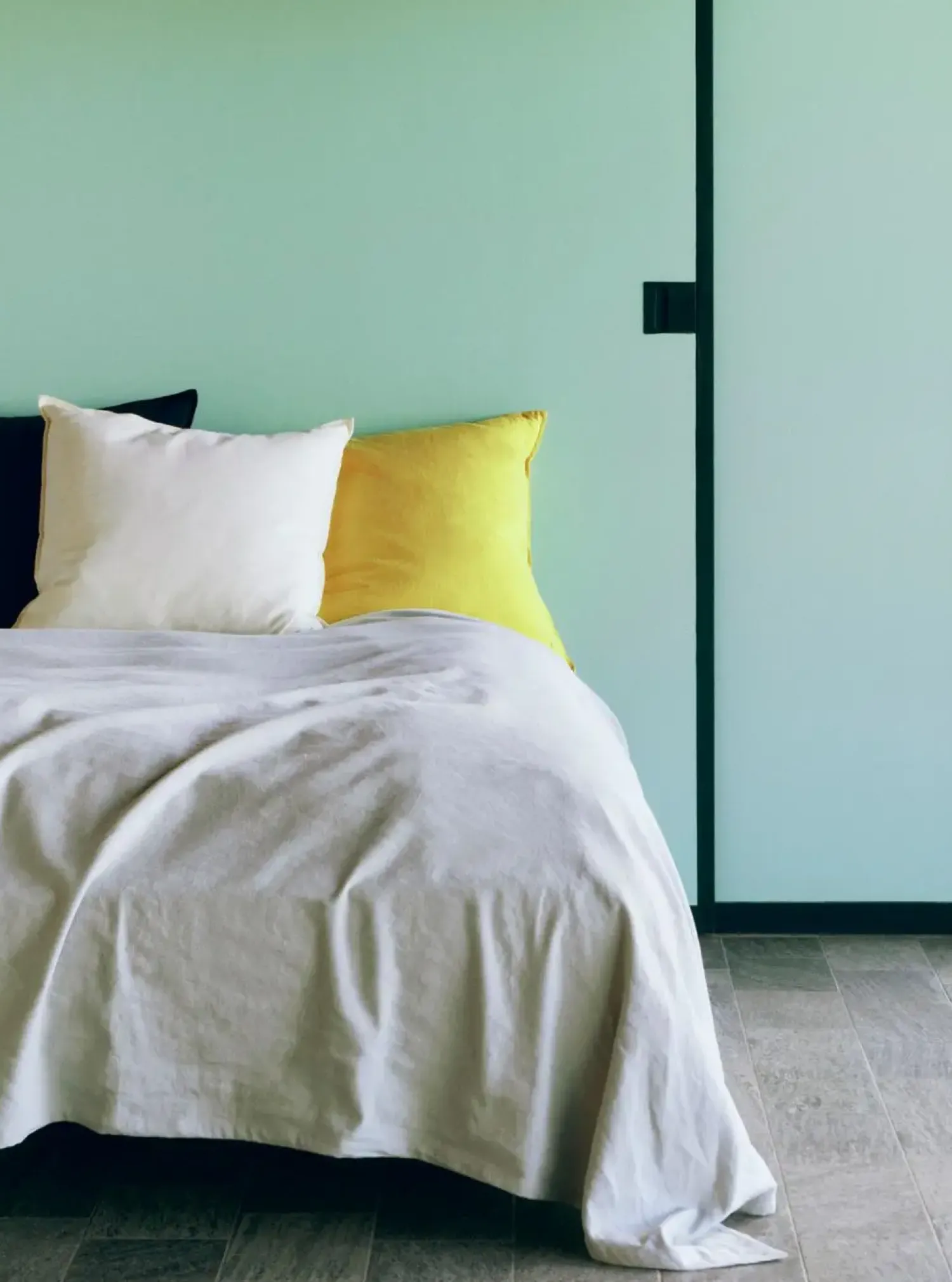Hay - Linen Bedspread - 240 x 260 - Sky Grey - Sky grey - 3349