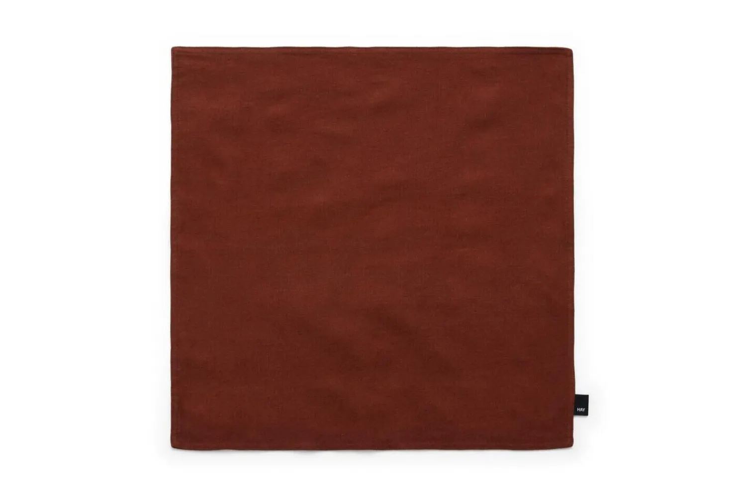 Clearance Hay - Linen Cushion Cover - 50 x 50 - Iron red