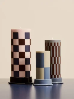 Sale Hay - Lysestage - Column - Medium - Dusty Blue