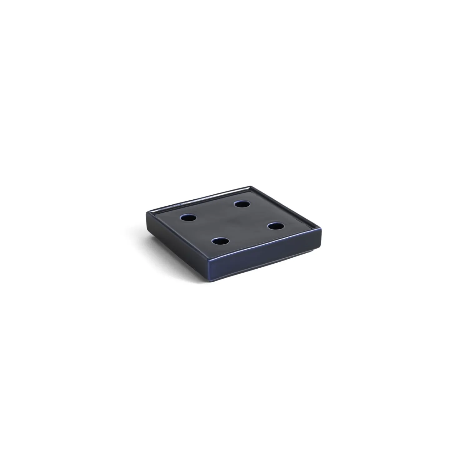 Hot Hay - Lysestage - Mattone Candleholder - Large - Dark Blue