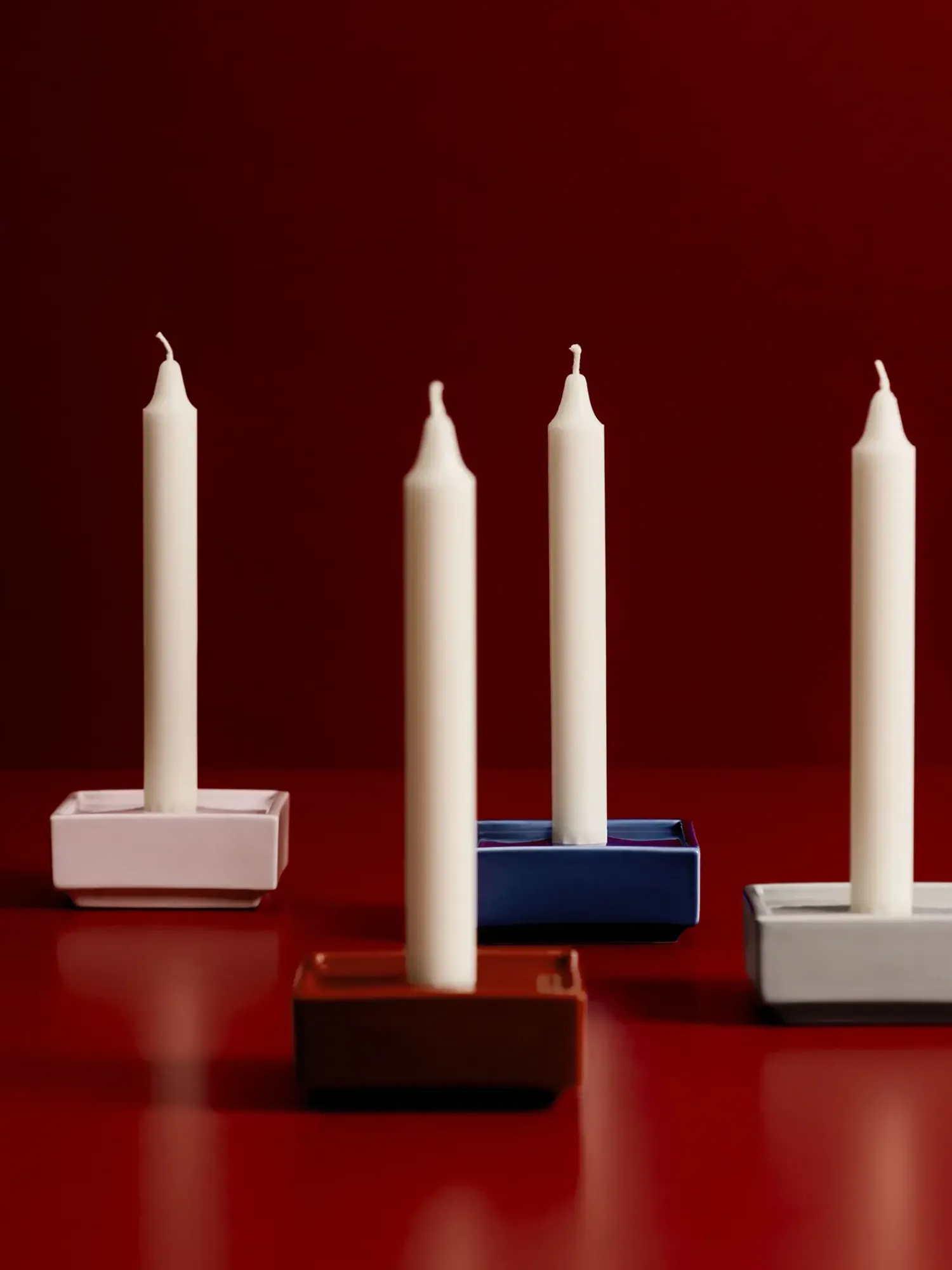 Outlet Hay - Lysestage - Mattone Candleholder - Small - Light Grey