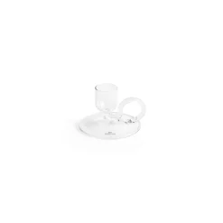 Sale Hay - Lysestage - Tiny - Curved - Clear - Højde 5 cm