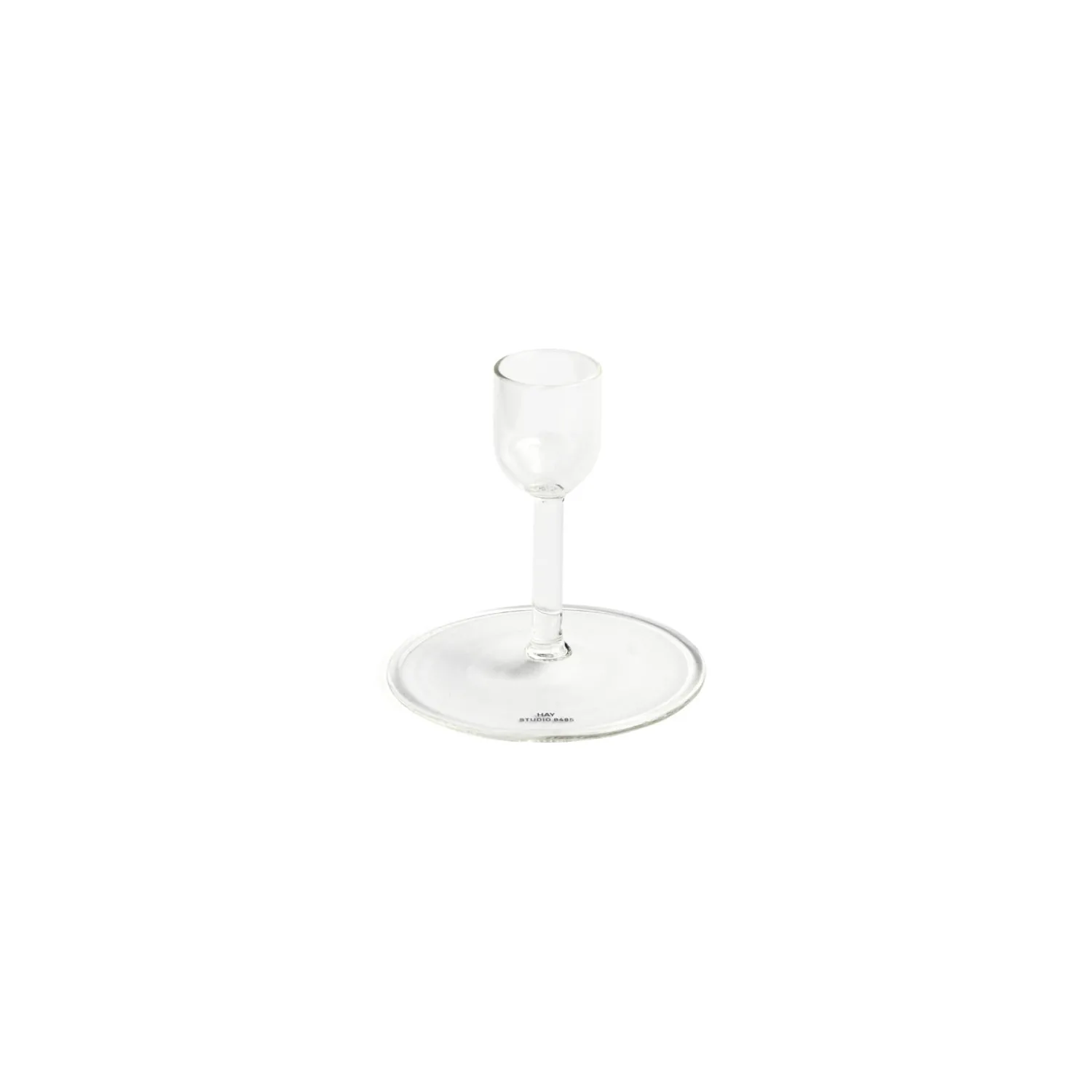 Online Hay - Lysestage - Tiny - Straight - Clear - Højde 7,7 cm