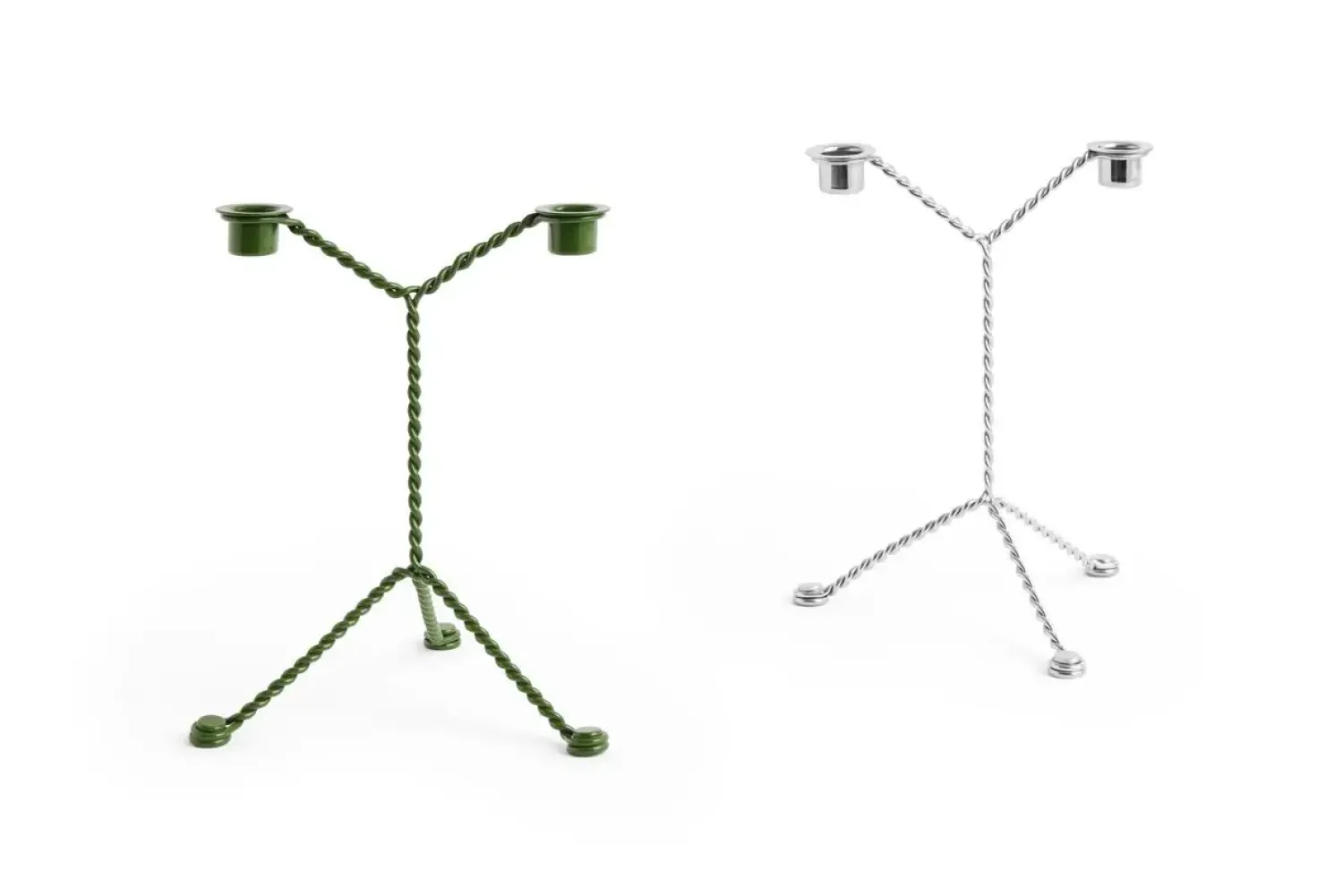 Outlet Hay - Lysestage - Wire - Mirror - Grøn