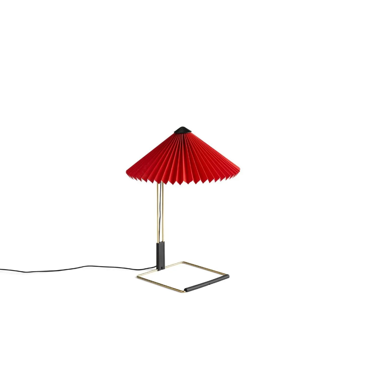 Best Hay - Matin bordlampe - bright red skærm (small)