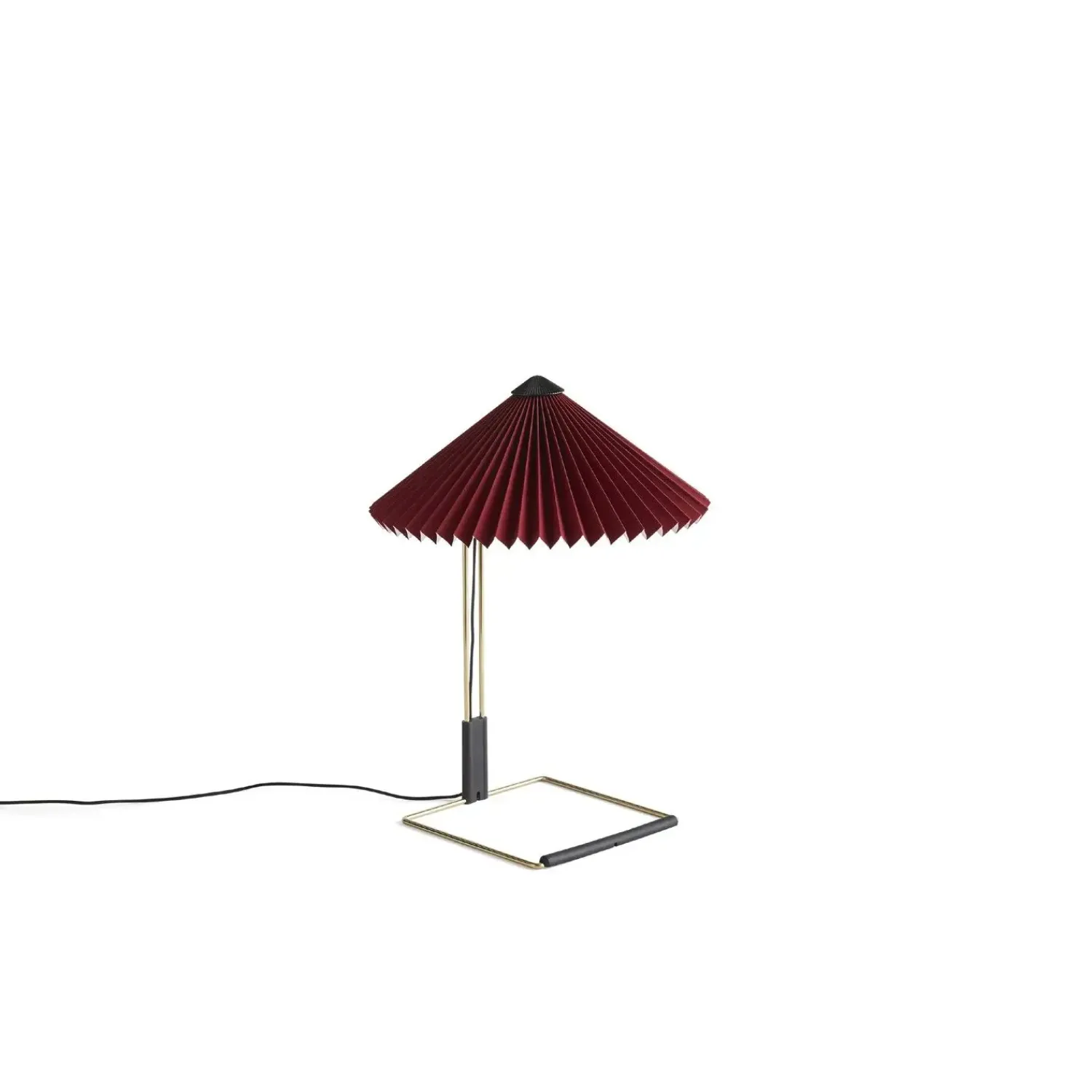 Hot Hay - Matin bordlampe - oxide red skærm (small)