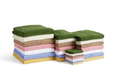 Hot Hay - Mono Bath Sheet (Organic) - W100 x L150 - Steel Blue - Steel blue - 669