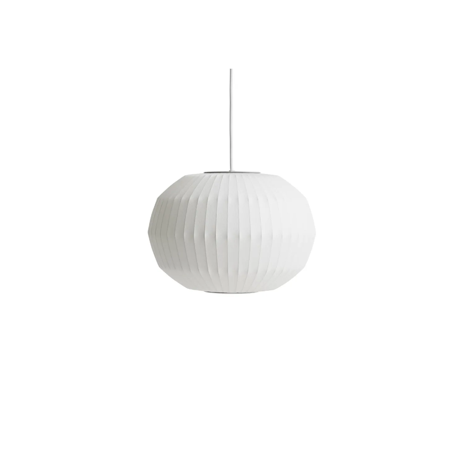 Hot Hay - Nelson Angled Sphere Bubble pendant - Small - Off white