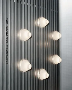 Hot Hay - Ono Flush Mount Lamp-350 - White Opal