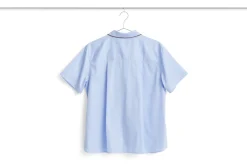 Clearance Hay - Outline Pyjama - Kortærmet Shirt - S/M - Soft Blue