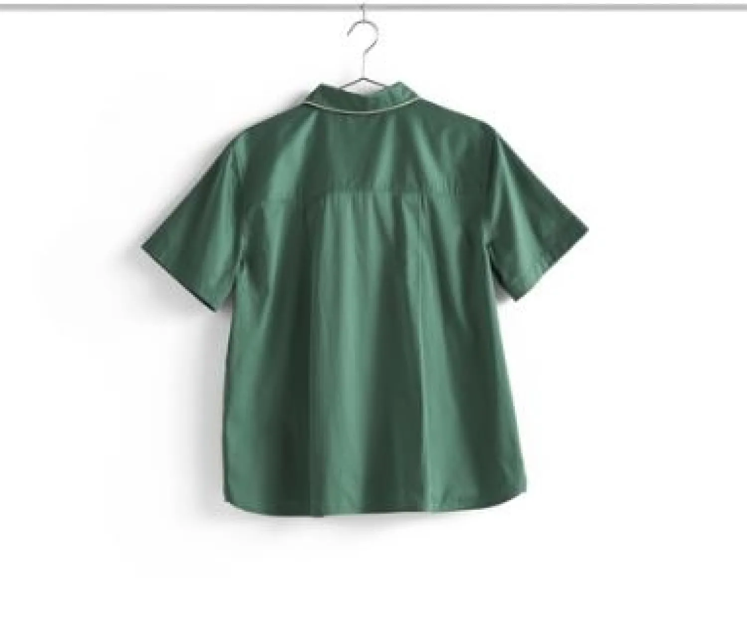 Hot Hay - Outline Pyjama - Kortærmet Shirt - S/M - Emerald Green