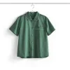 Best Hay - Outline Pyjama - Kortærmet Shirt - M/L - Emerald Green