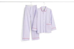 Clearance Hay - Outline Pyjama - Langærmet Shirt - S/M - Lavendel