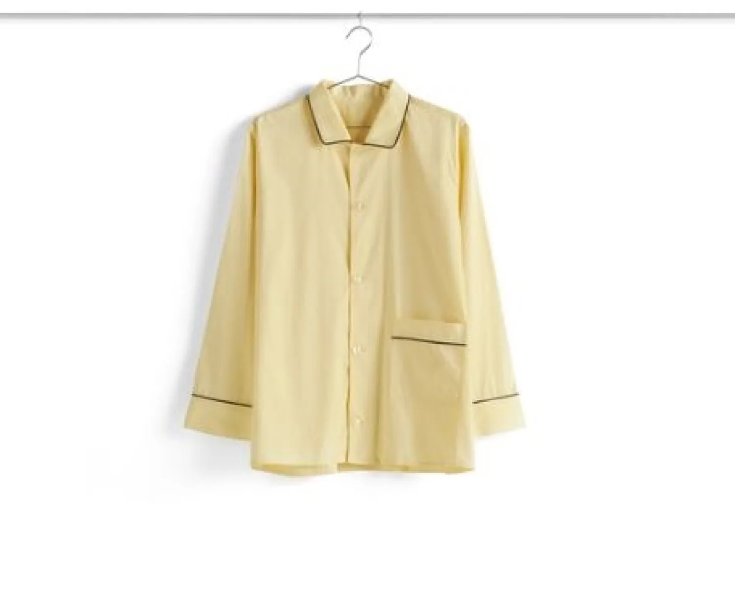 Clearance Hay - Outline Pyjama - Langærmet Shirt - S/M - Soft Yellow