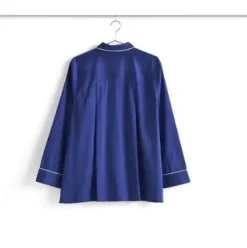 New Hay - Outline Pyjama - Langærmet Shirt - M/L - Vivid Blue