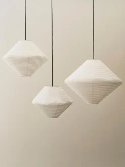 Discount Hay - Paper Shade Diamond - Classic white - Ø80 cm