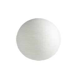 Hot Hay - Paper Shade - Lampeskærm/Rispapir - Ø80 - Hvid