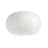 New Hay - Paper Shade - Lampeskærm/Rispapir - ELLIPSE CLASSIC - Ø70 cm - Hvid